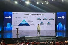 Menteri Maman saat MNC...