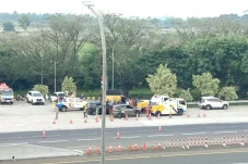 Kecelakaan di Contraflow...