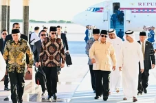 Prabowo Tiba di Abu...