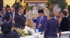 Momen Prabowo dan Macron...