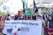 Aksi Dukung Palestina,...