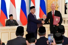 Prabowo dan Putin Saksikan...