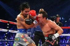 Aksi Manny Pacquiao...
