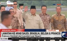 Prabowo Tiba di Tanah...
