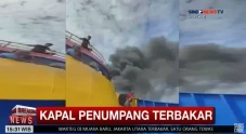 KM Barcelona V Terbakar,...