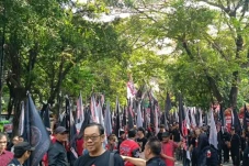 Pendukung Hasto Kristiyanto...