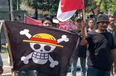 Demo Kantor Bupati Jombang,...