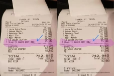 Viral! Struk Restoran...