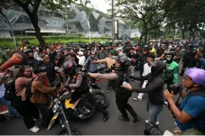 Demonstran Indonesia...