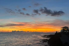 Cantiknya Sunset di...