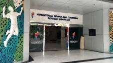 Suasana Kemenpora usai...