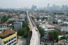 Proyek LRT Velodrome-Manggarai...