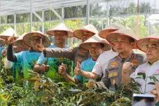 Sambut Hari Tani, Kapolda...