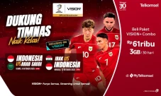 Dukung Timnas Indonesia,...