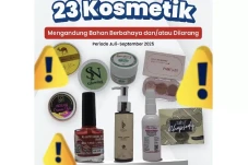BPOM Temukan 23 Kosmetik...