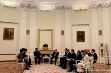 Tiba di Moskow, Presiden...