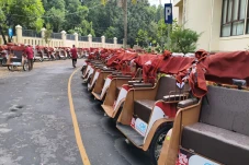 Penarik Lansia di Cirebon...