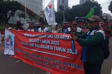 Beraksi di Medan Merdeka...