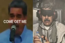 Ironi Maduro, Dulu Menantang...