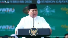 Prabowo Hadiri Mujahadah...