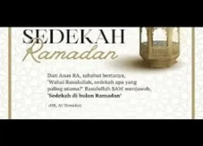 Mengapa Sedekah di Bulan...