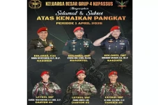 6 Perwira Kopassus Naik...