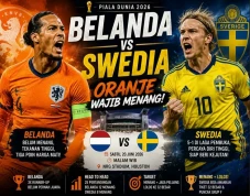 Belanda vs Swedia: Oranje...
