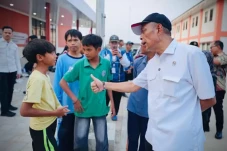 Pesan Prabowo ke Siswa...