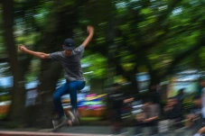 Unjuk Aksi Skaters Palembang...