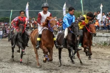 Aksi Joki Cilik di Pacuan...