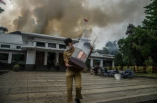 Kebakaran Balai Kota...