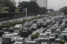 Kemacetan di Jakarta...