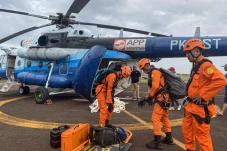 Evakuasi Helikopter...