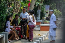 Suasana Nyepi di Pura...