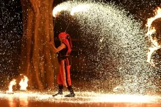 Pertunjukan Fire Dance...
