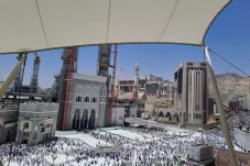 Kepadatan Masjidil Haram...