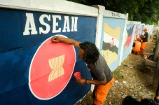 Mural Sambut KTT ASEAN...