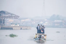 Semangat Siswa di Palembang...