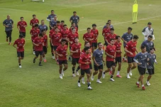 Latihan Timnas Indonesia...