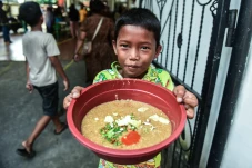 Potret Pembagian Bubur...