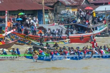 HUT RI ke-80 di Palembang,...