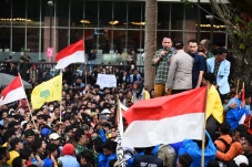 Potret Aksi Damai Mahasiswa...