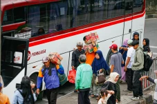 Suasana Arus Balik Nataru...