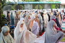 Suasana Salat Idulfitri...