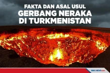 Gerbang Neraka di Turkmenistan,...