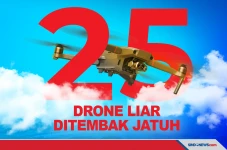 25 Drone Liar Ditembak...