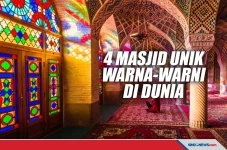 4 Masjid Unik Warna-Warni...