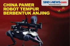 China Pamer Robot Anjing...