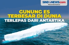 Gunung Es Terbesar di...