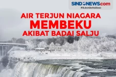 Air Terjun Niagara Membeku...
